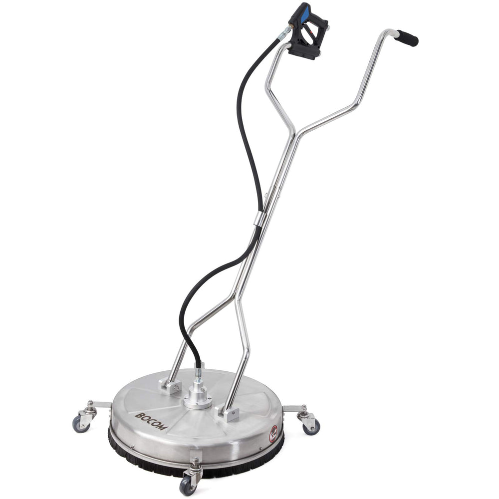 BOCOM front view showing 24-inch cleaner and wide coverage benefit