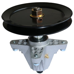 boeray spindle installed on mower deck demonstrating correct fit and stability