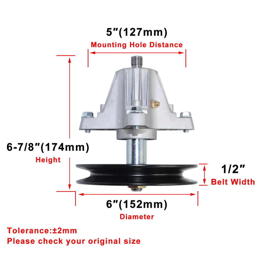 boeray pulley close-up showing 6-inch diameter for reliable belt contact