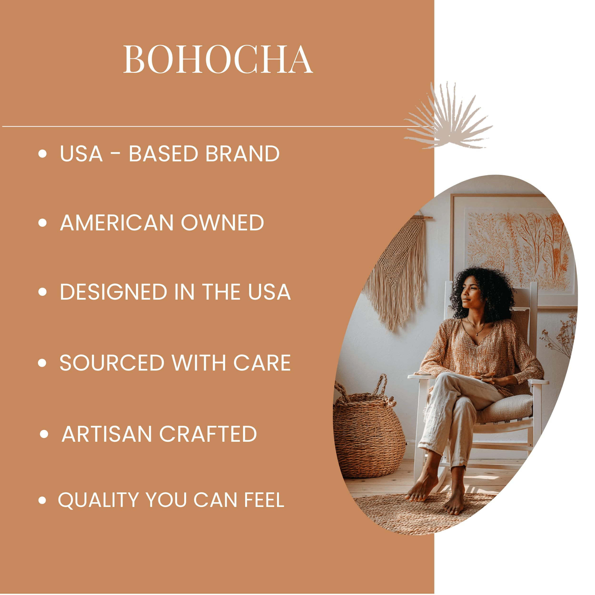BOHOCHA cushions styled in living room adding warm coordinated decor