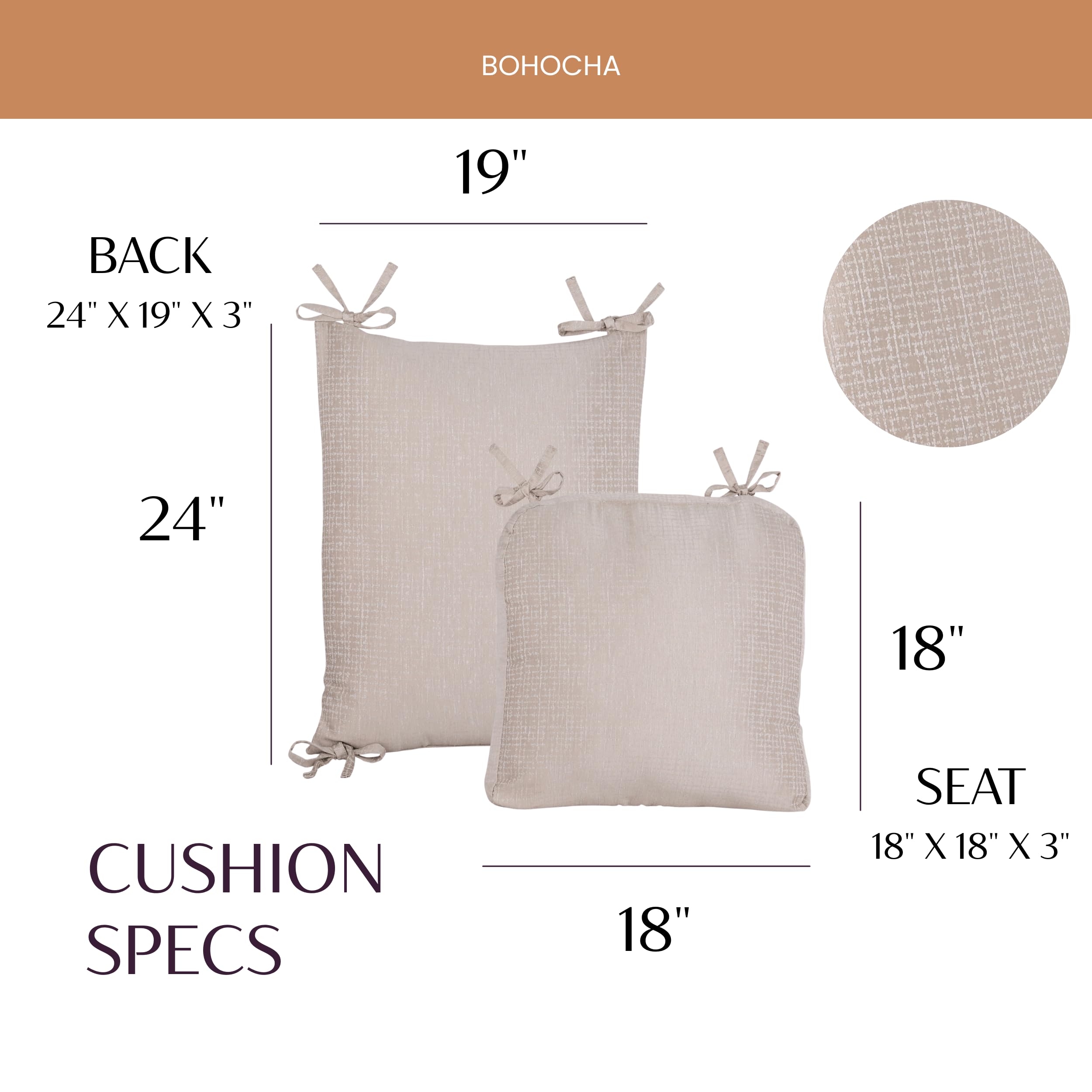 BOHOCHA no-slip backing surface showing stability and anti-slide benefit