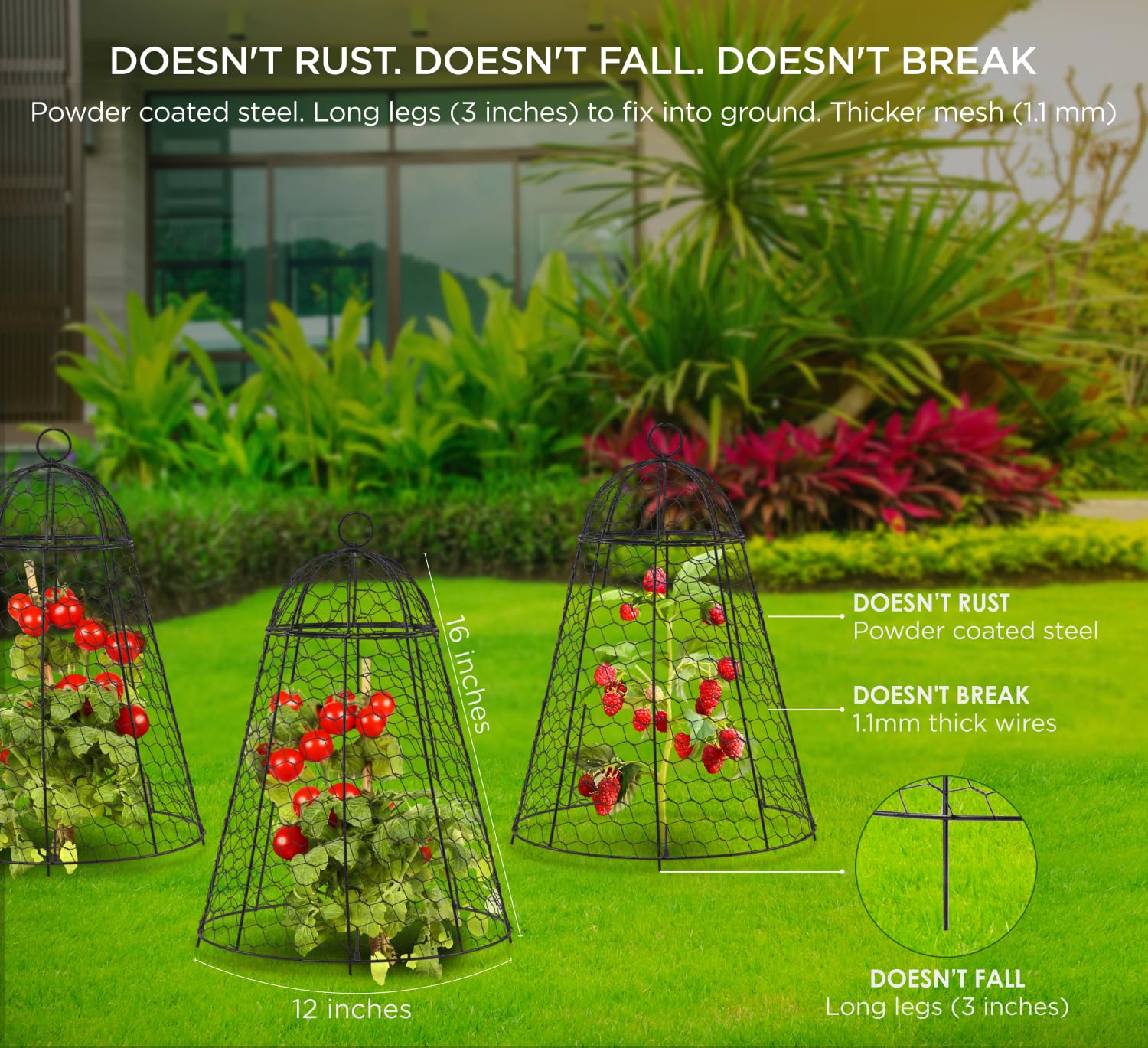 boldworks close-up fine mesh detail protecting plants while allowing light