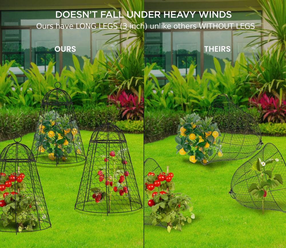 boldworks leg anchor pushed into soil for stability in wind and storms