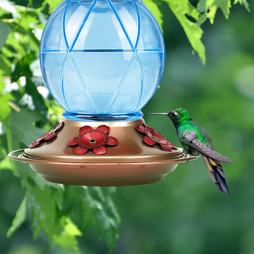 BOLITE feeder size comparison with a hand showing 20oz capacity benefit