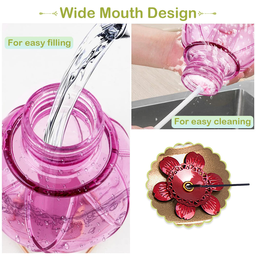 BOLITE wide mouth opening detail for easy filling and straightforward cleaning