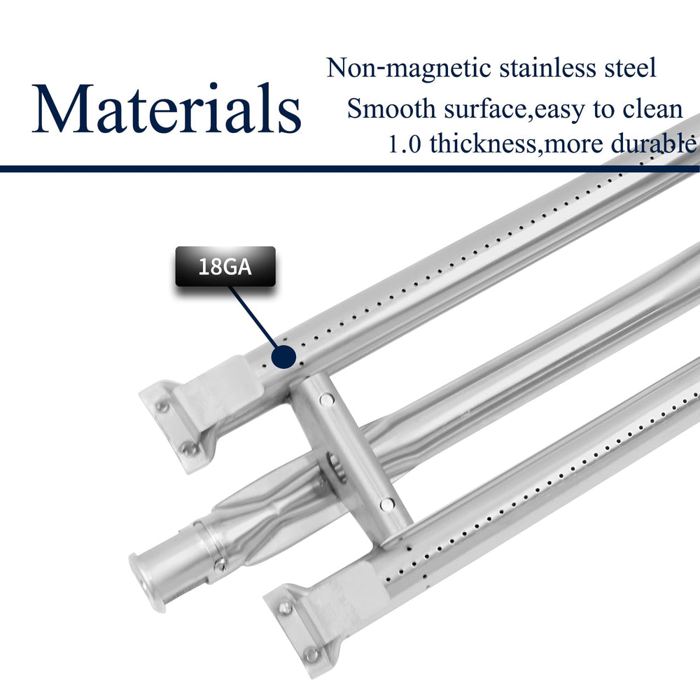 Boloda stainless steel burner tube detail highlighting durable high-temperature performance