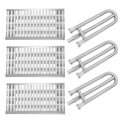 Boloda front view assembled kit showing heat plates burners and rods for easy replacement