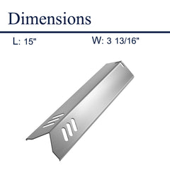 Boloda close-up of one stainless heat plate highlighting durable finish