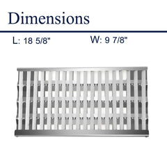 Boloda stainless steel plate close-up showing thick gauge and rust resistance