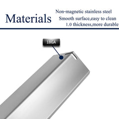 Boloda edge detail showing 18GA thickness for long-lasting strength