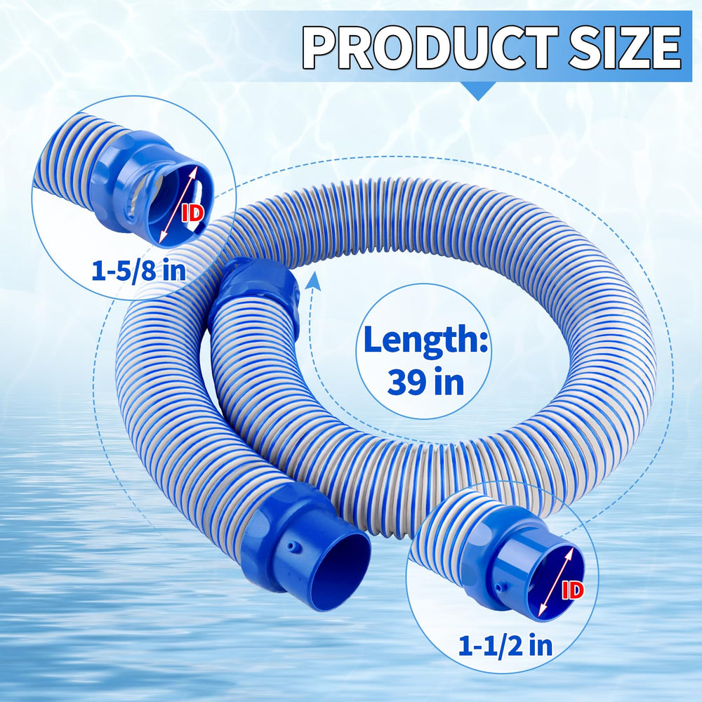 Boltigen hose beside tape measure showing 39 inch length for correct fit