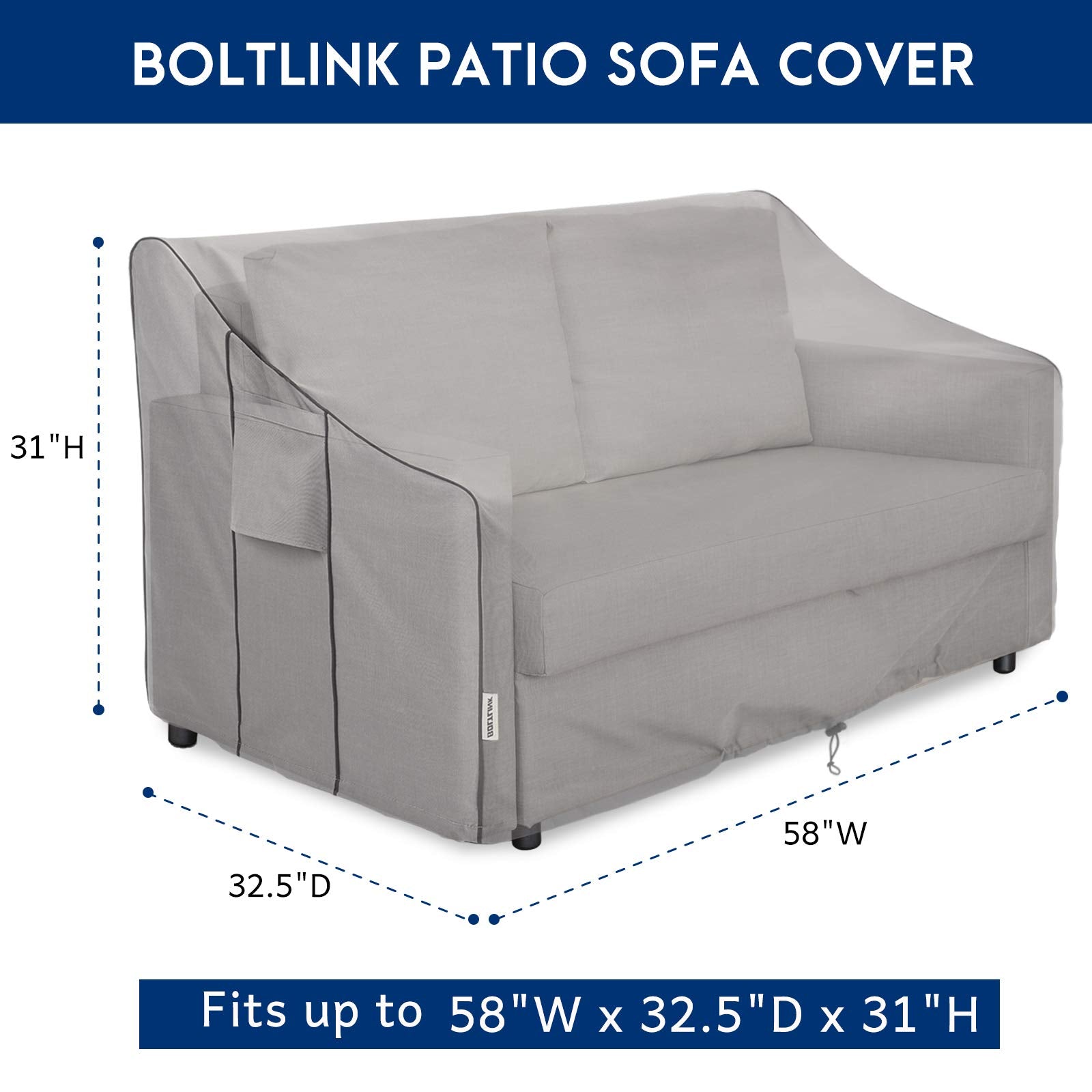 BOLTLINK close-up of 600D oxford fabric showing durable texture benefit