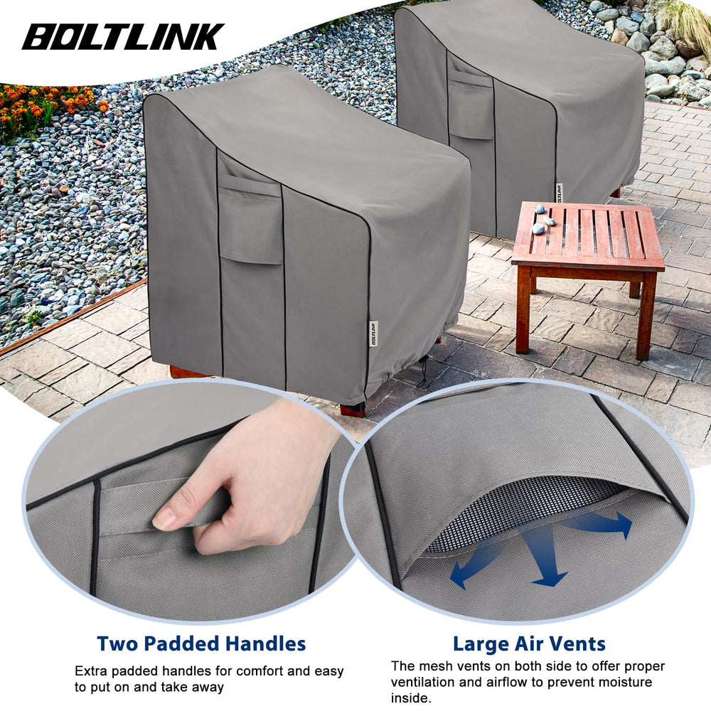 BOLTLINK asas acolchadas para facilitar colocar y quitar la funda