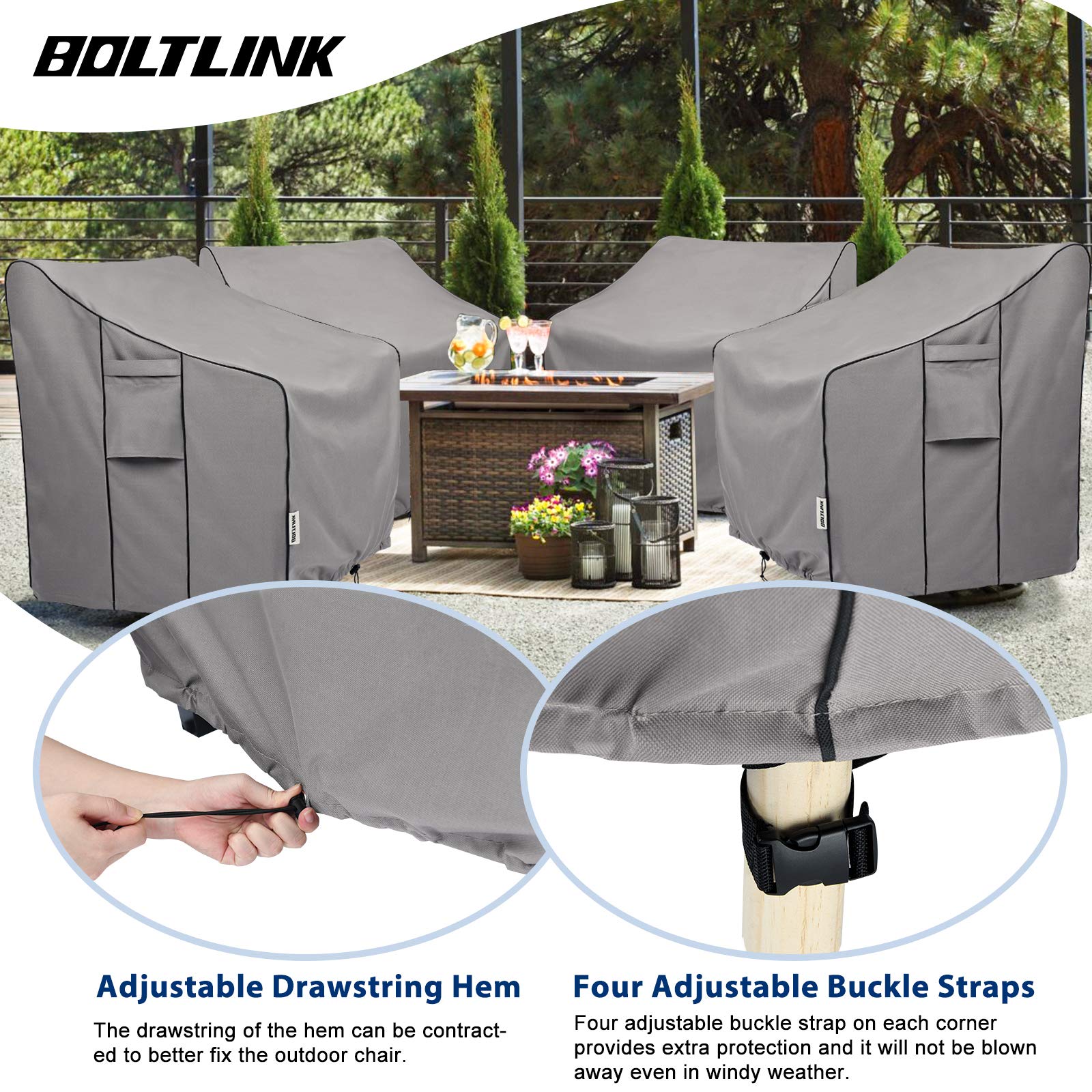 BOLTLINK ventilaciones laterales que reducen humedad y condensación