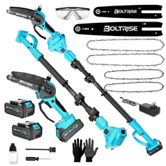 BOLTRISE front view showing complete 3-in-1 kit and components for versatile trimming