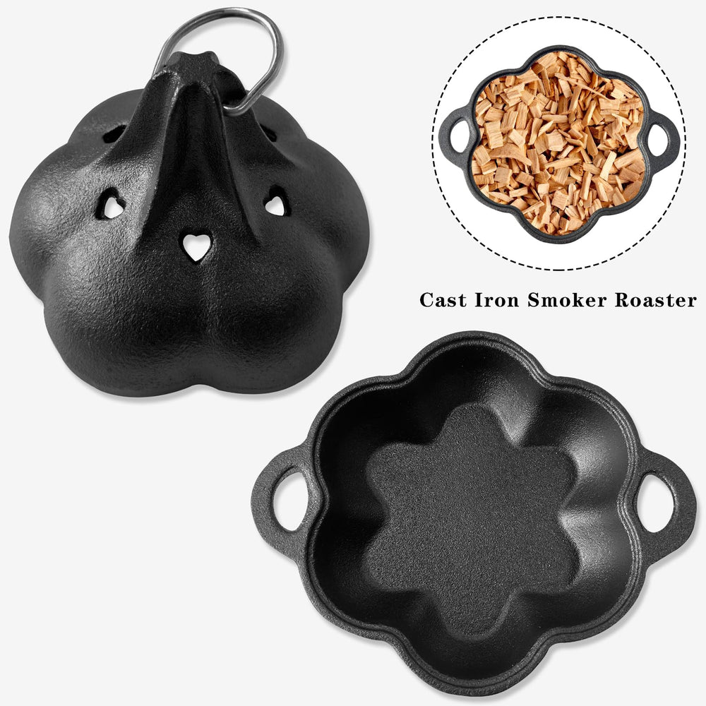 BOLVOUD size comparison with hand, compact footprint for small-batch smoking benefit