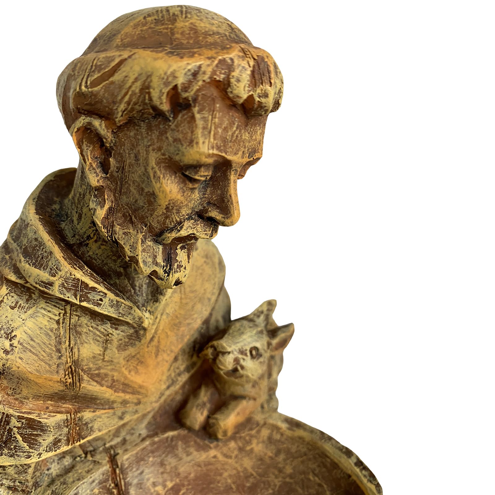 BOLVOUD statue placed on patio adding spiritual decor appeal