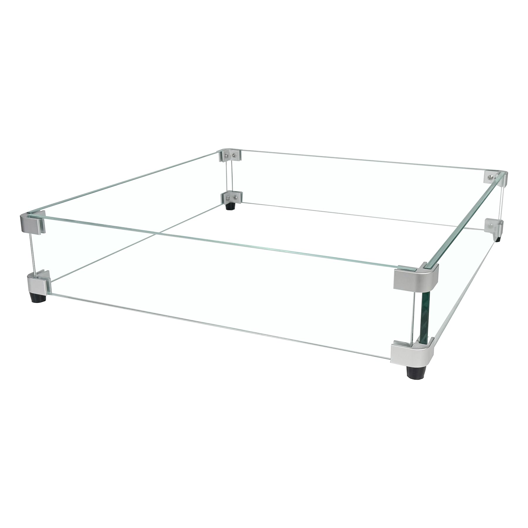 BOMINICA front view of glass wind guard showing clear modern shield and fit