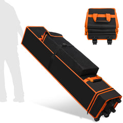 bomis front view of packed tent bag shows protective shape and fit