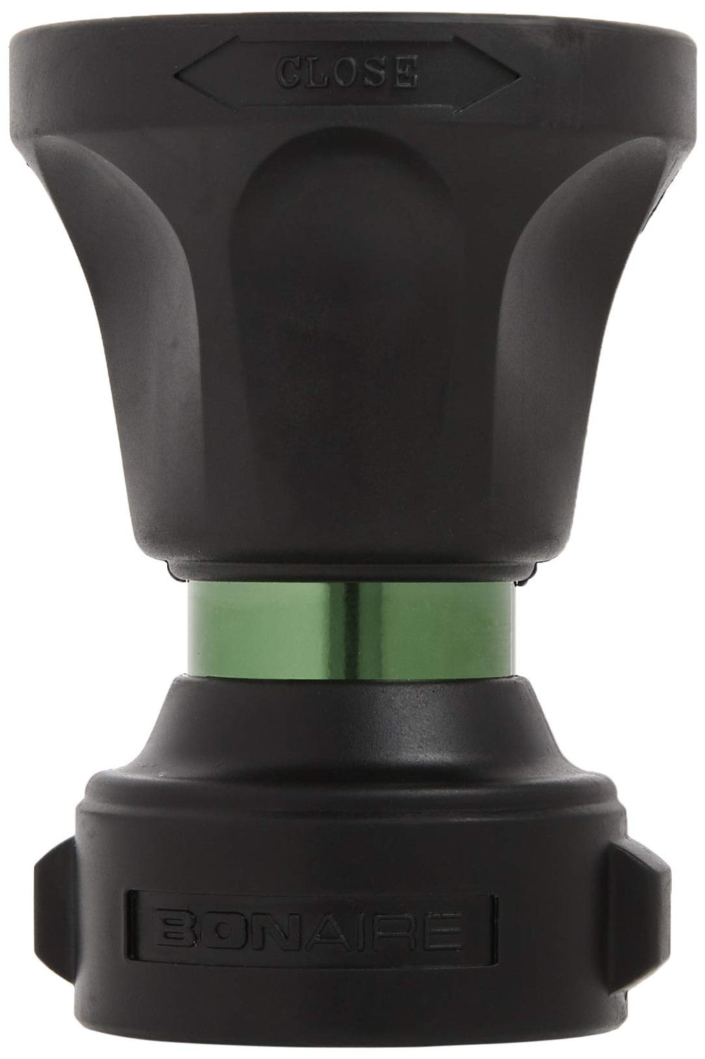 Bon-Aire nozzle close-up of threaded connection ensuring leak-proof hose attachment