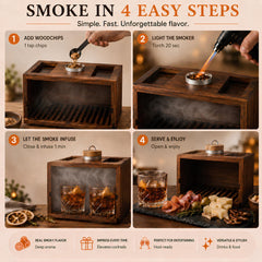 Bon Apperoo wood chips assortment apple oak cherry hickory for flavor control