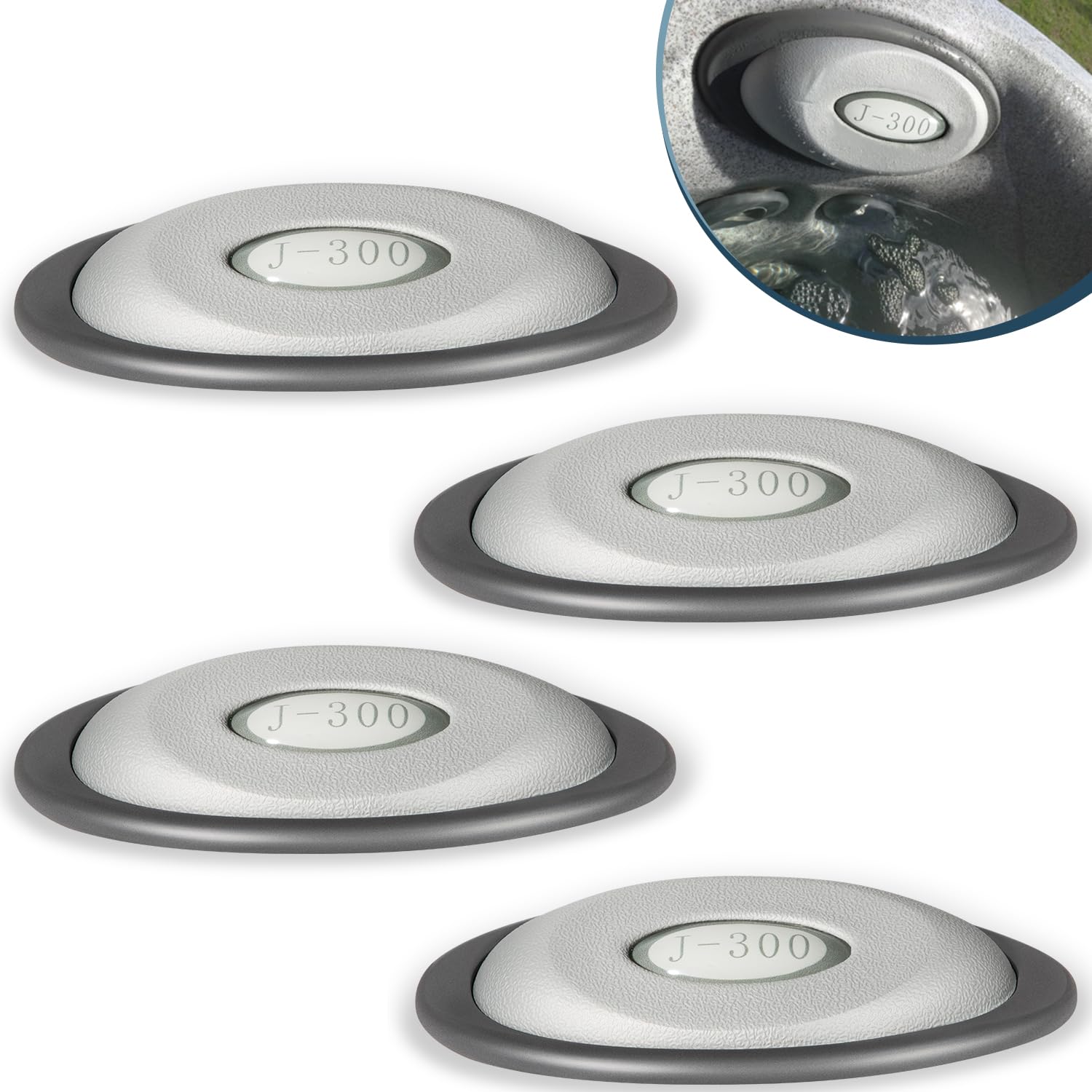 Bonbo front view of 4-pack headrest kit showing new pillows and bases for quick refresh