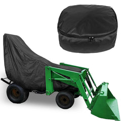 Bonbo cover front view on John Deere showing complete weather protection