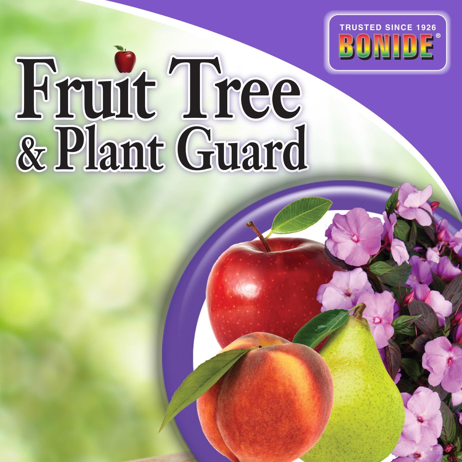 Bonide protecting flowering plants and fruit in a home garden setting