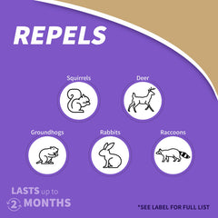 Bonide Repels-All granule texture visible to show uniform, ready-to-use pellets