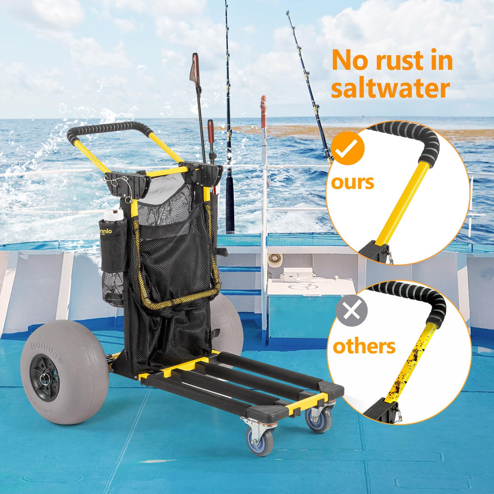 Bonnlo fishing rod holder detail keeping rods secure during transport