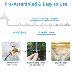 Bonviee brass nozzle close-up highlighting smooth, drip-free mist performance