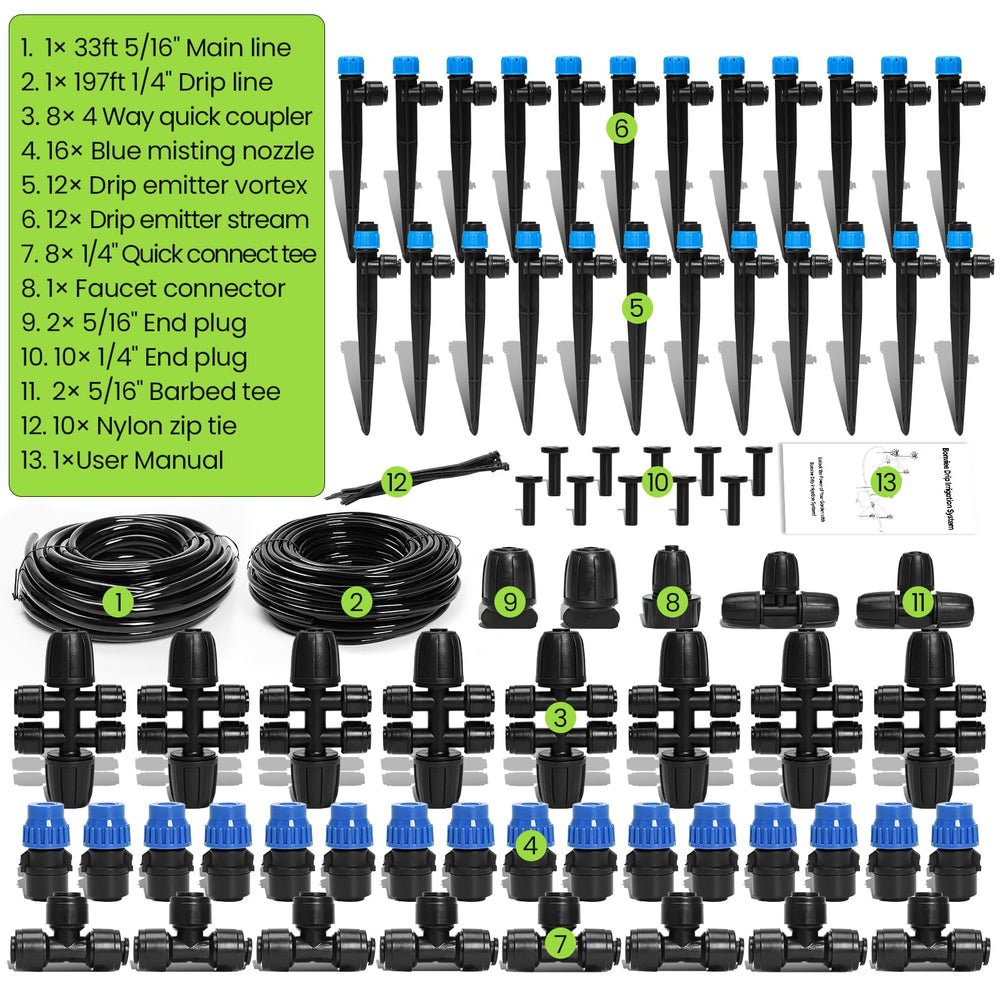 Bonviee watering setup for container garden saving time and water