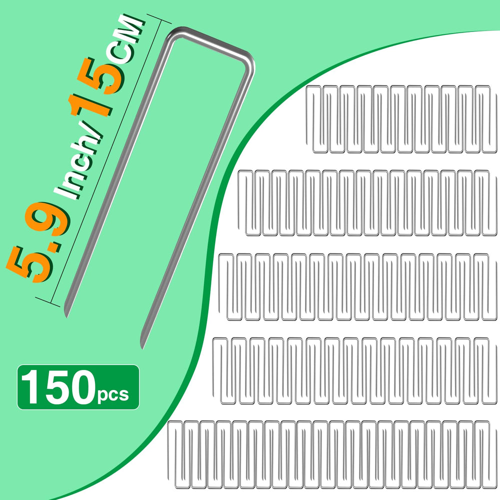 Bonviee stainless steel stakes spread out showing rust resistance benefit
