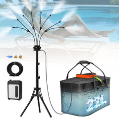 Bonviee tripod extended demonstrating height adjustment for versatile placement