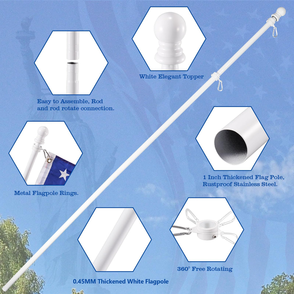 BONWIN threaded pole joint detail illustrating robust connection and easy assembly