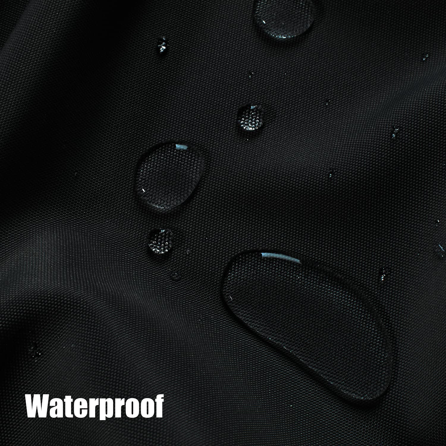 BONZER fabric close-up showing texture and waterproof benefit