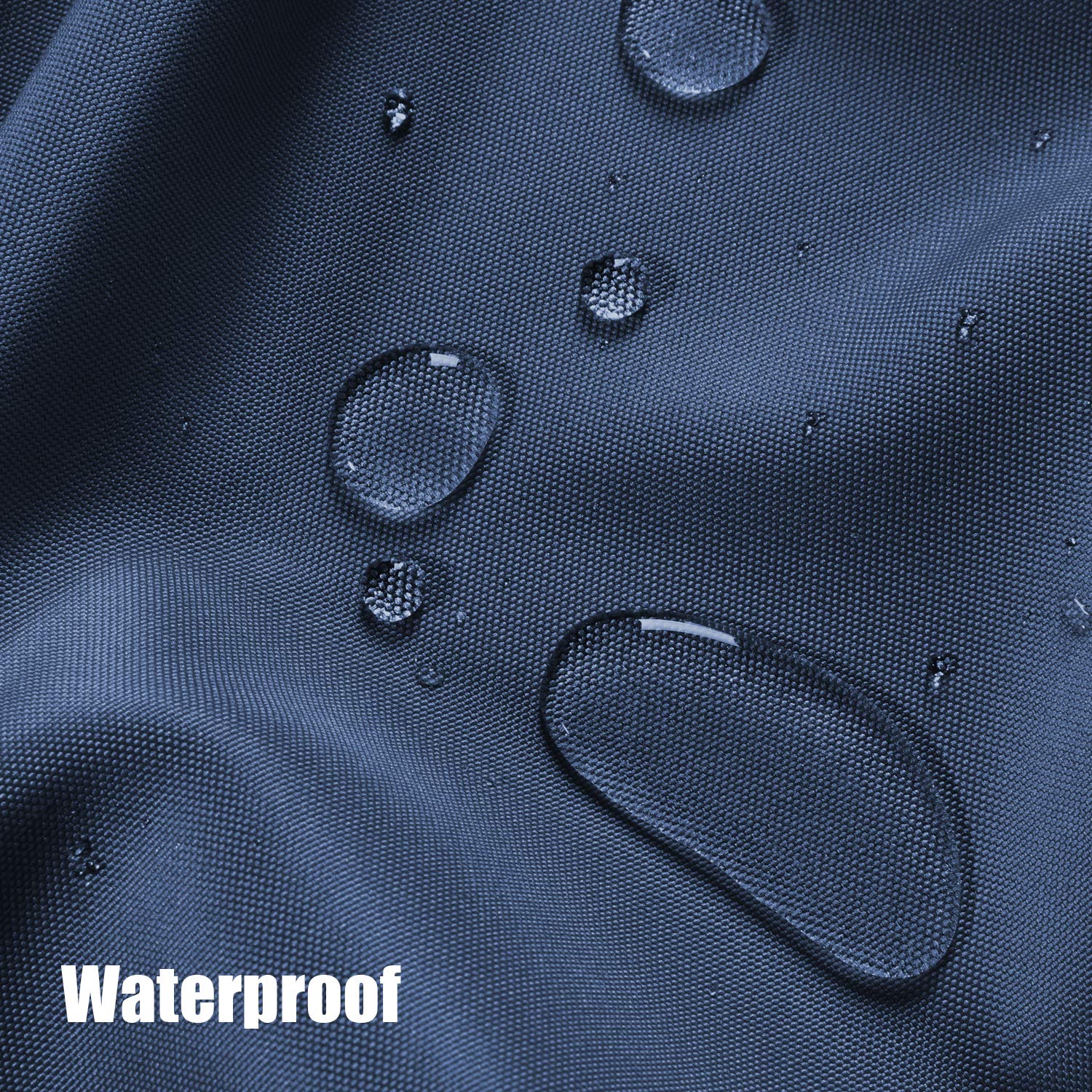 BONZER fabric texture macro showing thick waterproof weave and durability