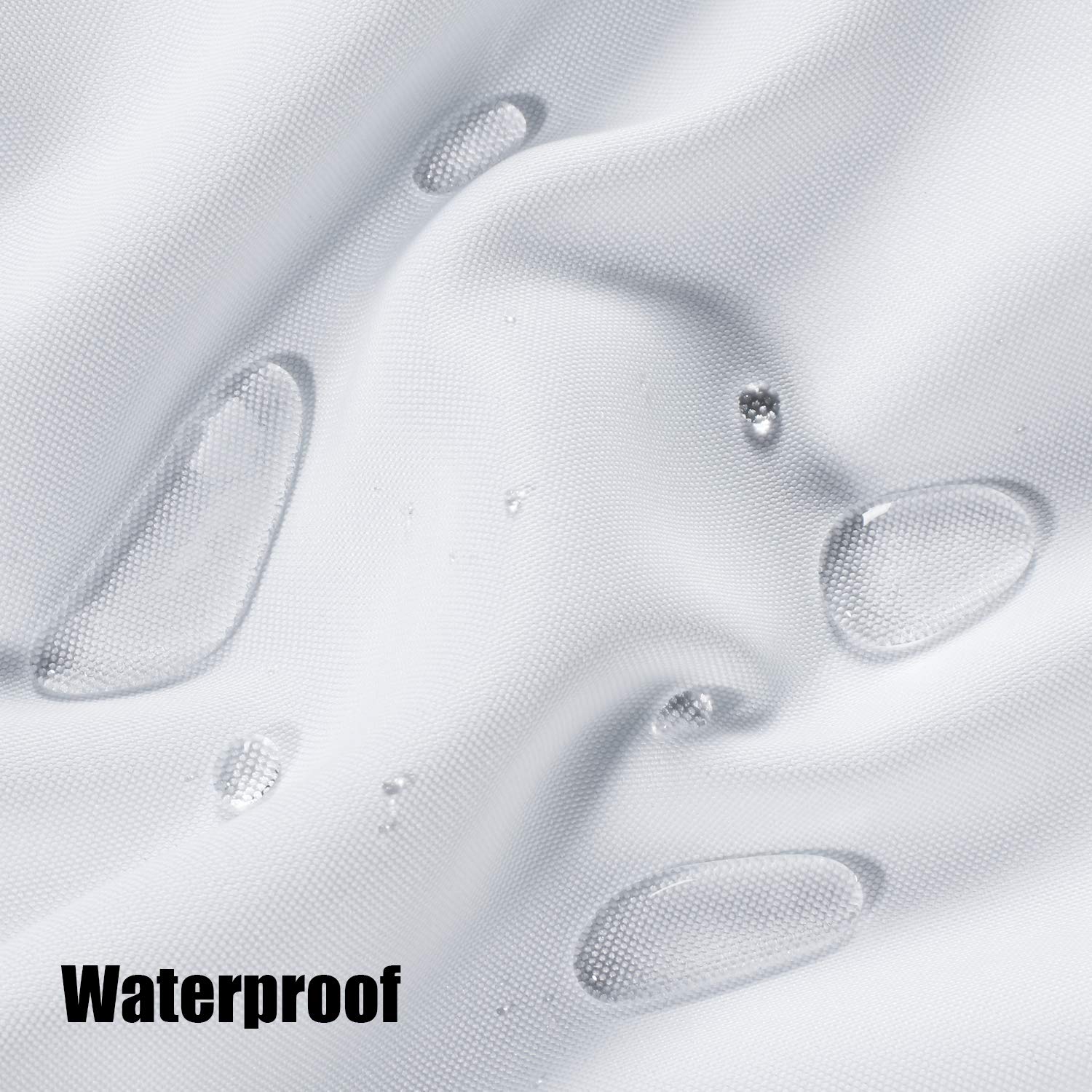 BONZER waterproof polyester texture close-up highlighting water resistance