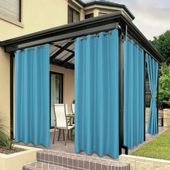 BONZER front view of full 54x95" curtain showing neat finish and color, enhances privacy