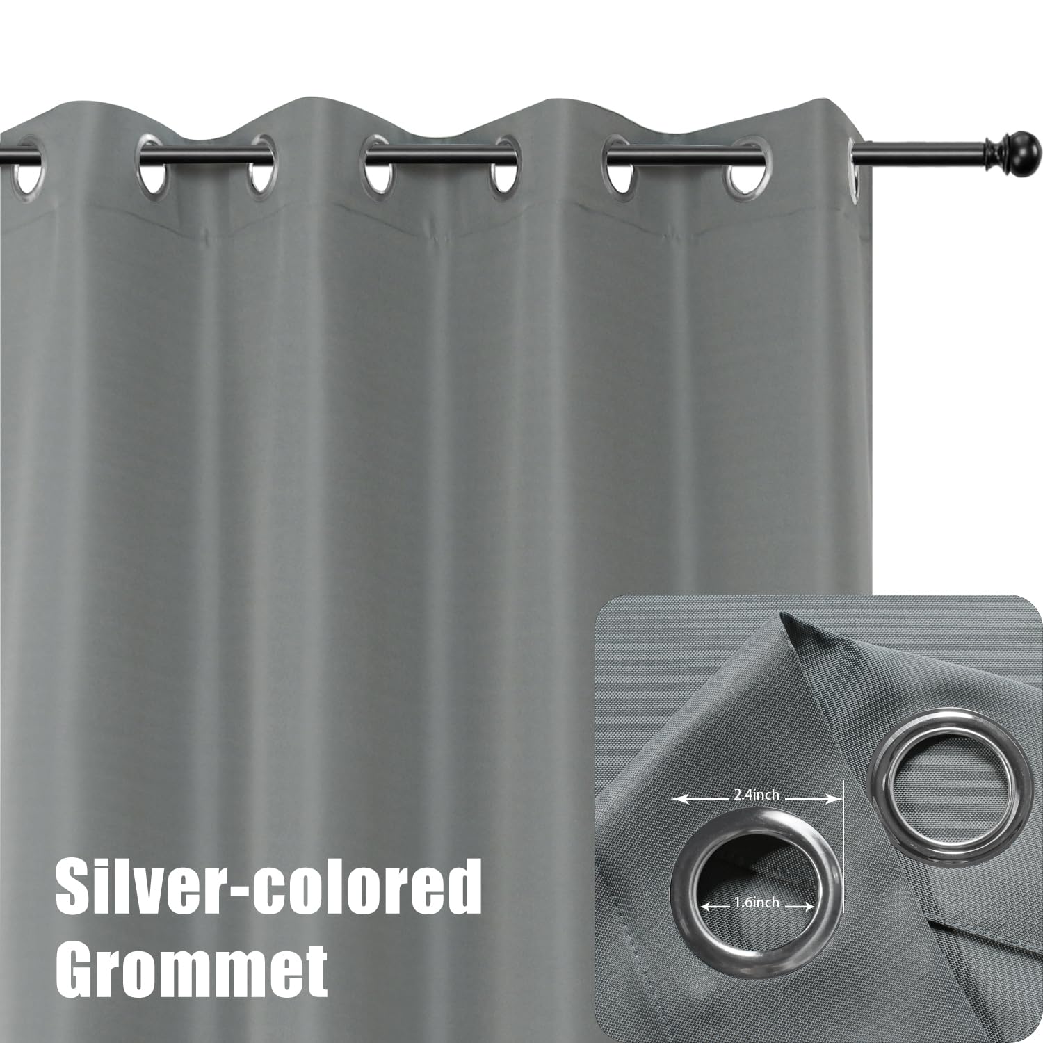 BONZER closeup of rust-proof grommet for smooth opening and corrosion resistance