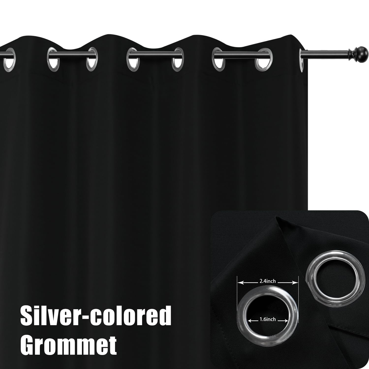 BONZER rust-proof grommet detail for smooth opening and durability