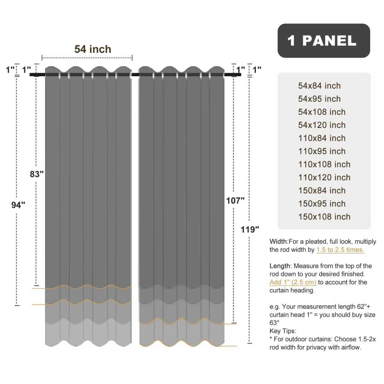 BONZER rear view showing opaque fabric for full privacy