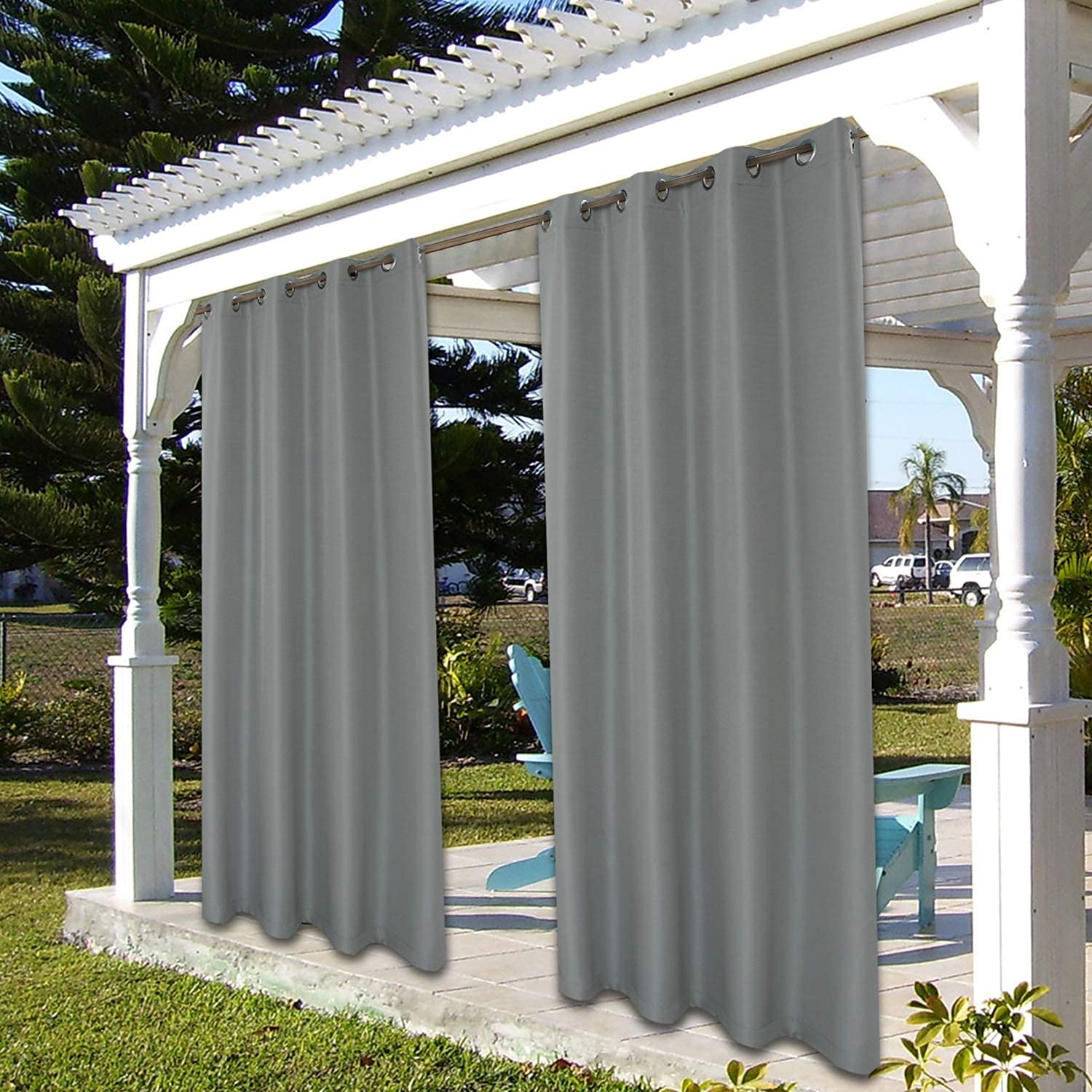 BONZER panel with optional weight bags illustrating wind stability option