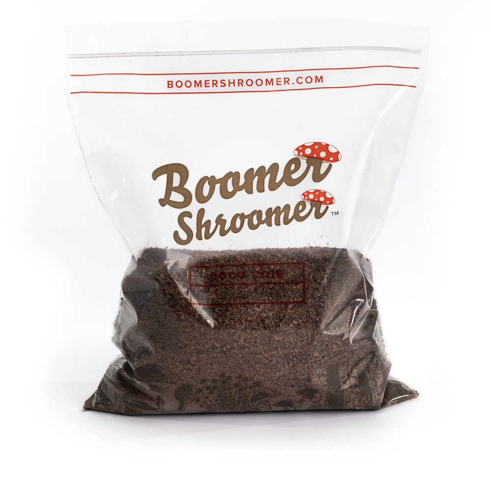 Boomer Shroomer dry mix close-up texture highlighting consistent particle blend benefit