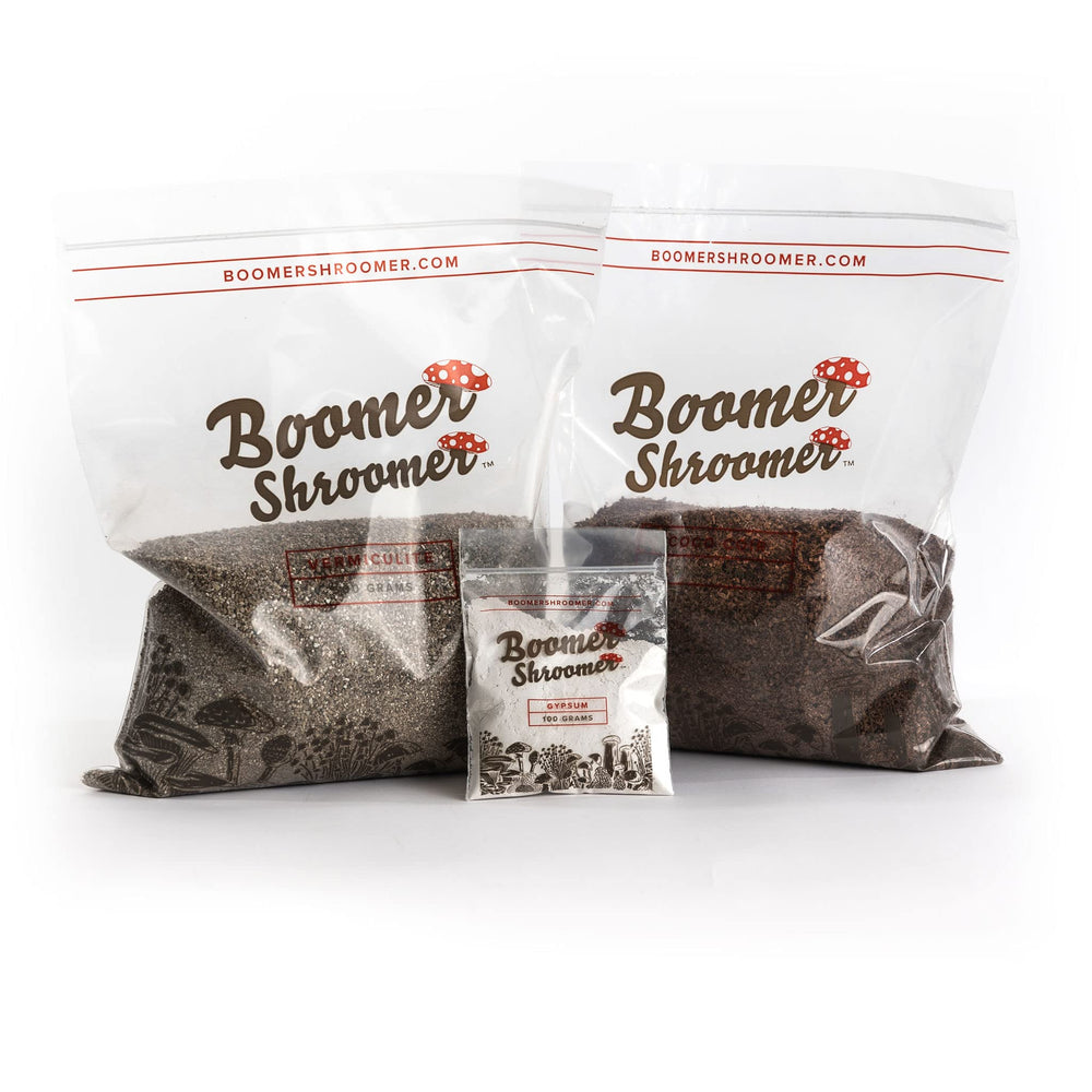 Boomer Shroomer monotub setup in grow space showing usable layout and predictable results