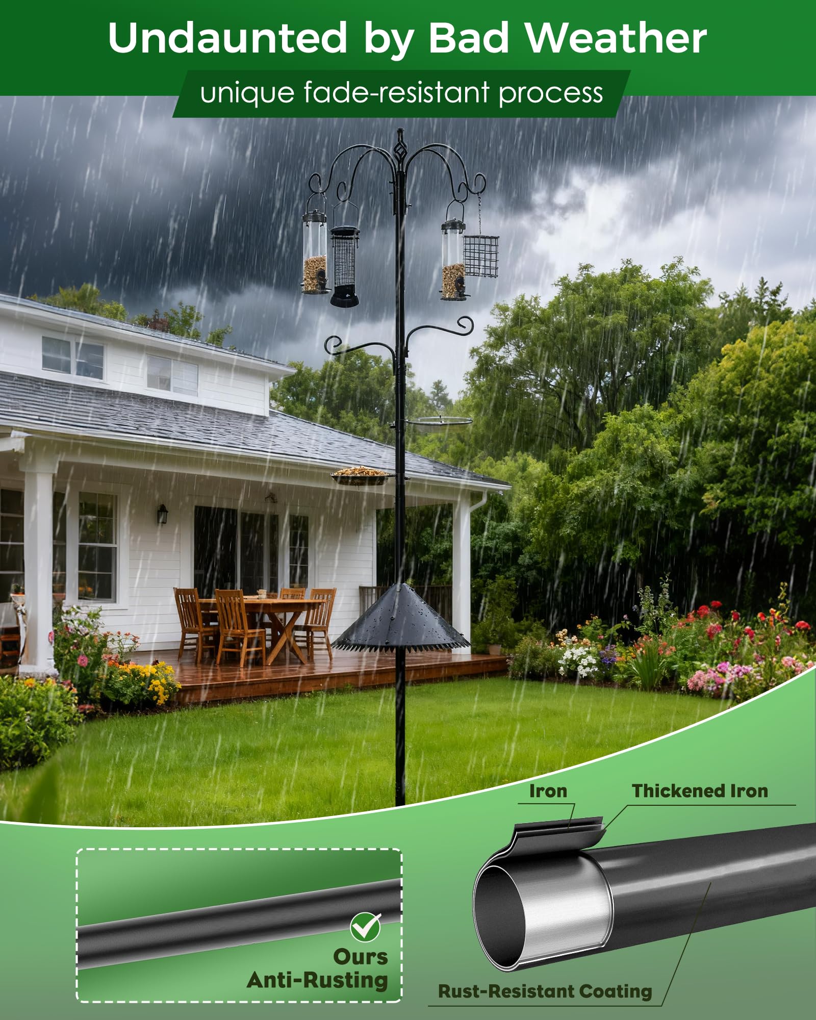 boostool height comparison 94-inch pole illustrating adjustable vantage for viewing