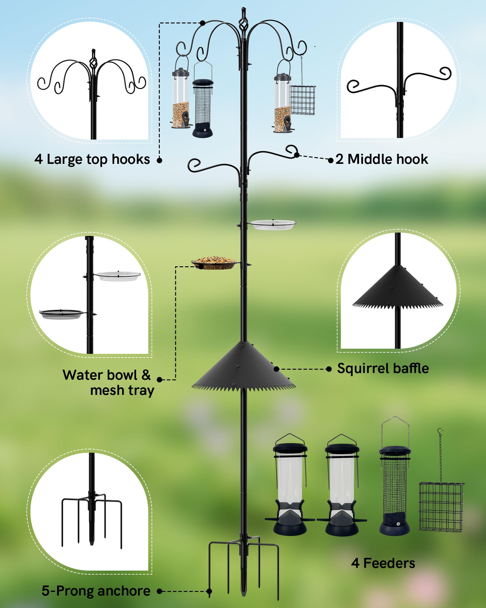 boostool top hooks and hang points displaying multiple feeder options and versatility