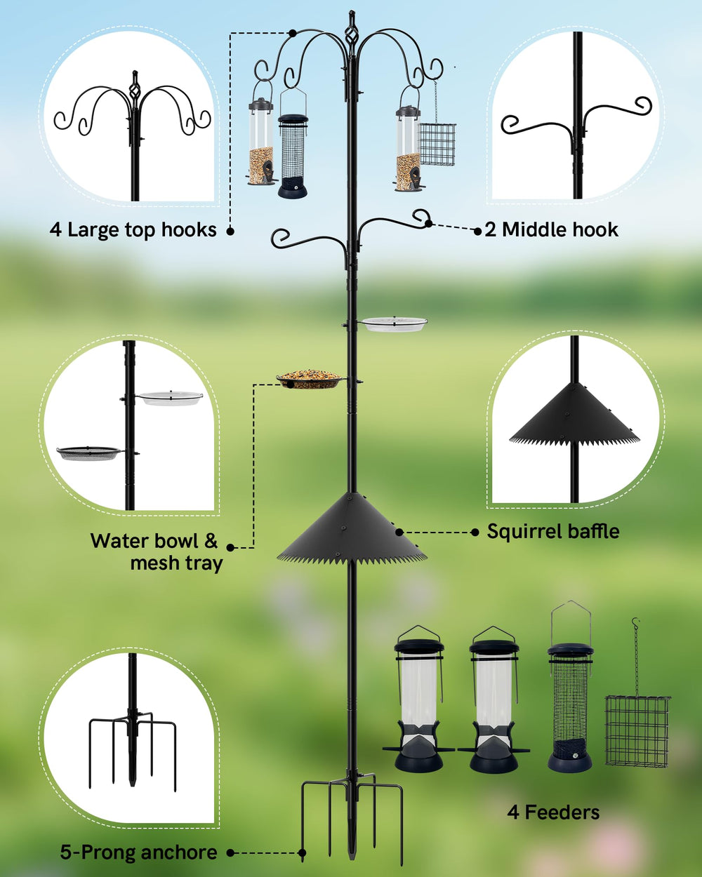 boostool top hooks and hang points displaying multiple feeder options and versatility