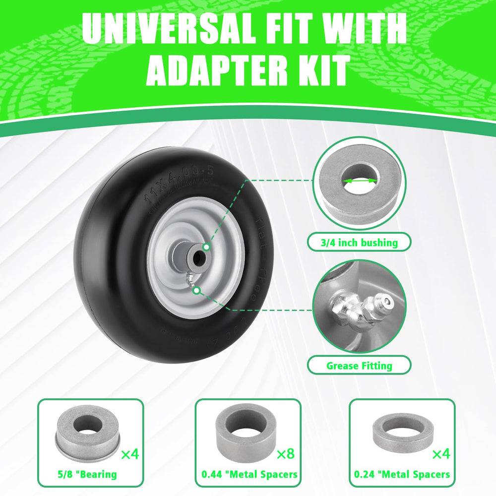 BOOTOP PIN closeup hub and bushings highlighting adjustable fit benefit