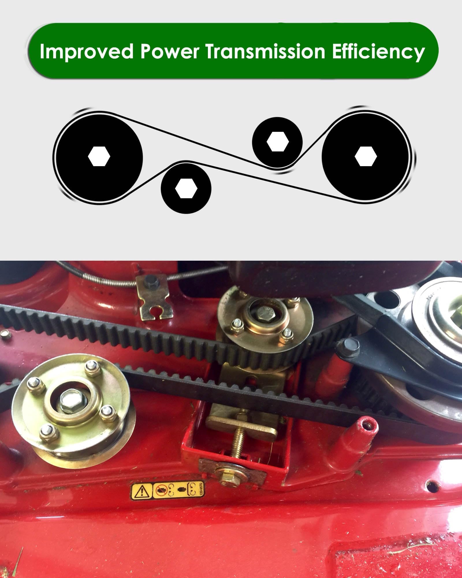 BOQNZN kit on workbench during mower maintenance, simplifies field repairs